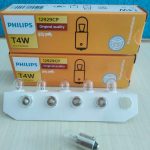 BOHLAM SENTER PUTAR KECIL 12V 4W, T4W PHILIPS harga per pc 12929CP