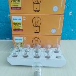 Bohlam Rem Stop PHILIPS 12499CP 12V P21 ATAU 5W Kaki 2 besar Bening MOTOR DAN MOBIL Harga Perbuah