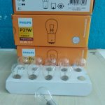 Bohlam Sen Mundur PHILIPS 12498CP 12V P21W Kaki 1 Besar Bening Harga Perbuah