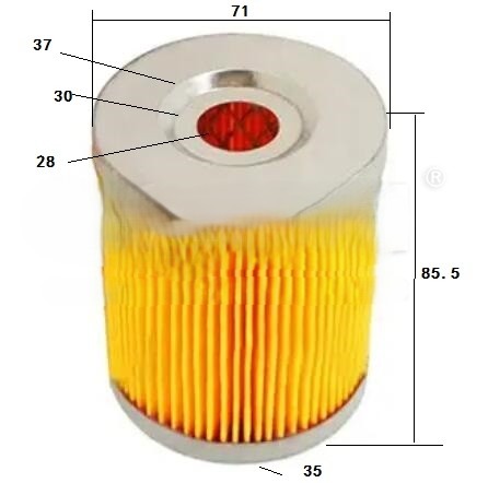 FILTER SOLAR Element FOTON YUNNEI Changchai XINCHAI ZN490BT PN C0708A