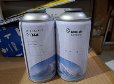 Freon Entalpia Europe R134A Kaleng 390 Gram Ac Mobil Kulkas