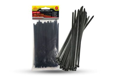 KABEL TIES NYLON 5.4 X 300 (30CM) BLACK YUKIDO AB540-300TE