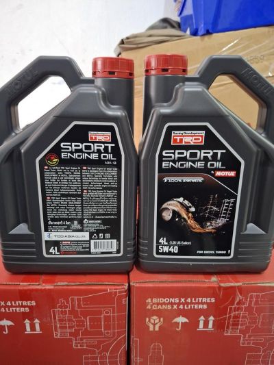 OLI DIESEL MOTUL TRD SPORT ENGINE OIL 5W40 DIESEL 4 Liter